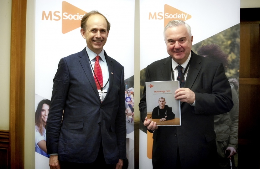 Sir Oliver with MSS CEO Nick Moberley