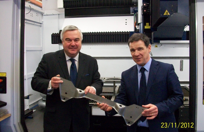 MP Welcomes Local Business Investment -Chasestead Ltd
