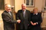 Lord Trenchard, Sir Oliver Heald and NEHCA Chairman Lynda Needham